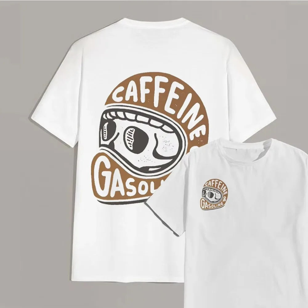 2025 Latest Original Pattern Printed Cotton T-shirt Men's Summer Casual Top Short Sleeve Classic Fashion Crew-neck T-shirt