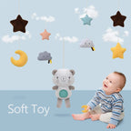 Baby Crib Mobiles Rattles Music Educational Toys Bed Bell Carousel for Cots Infant Baby Toys 0-12 Months for Newborns Gifts