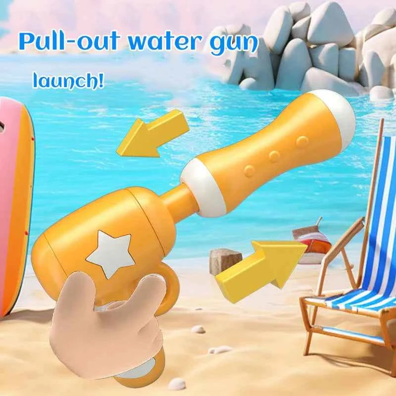 Cartoon Backpack Water Gun for Kids Summer Outdoor Water Play Toy