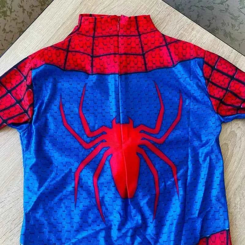 Kids Superhero Spider Costume Spandex Jumpsuit – Cosplay Bodysuit