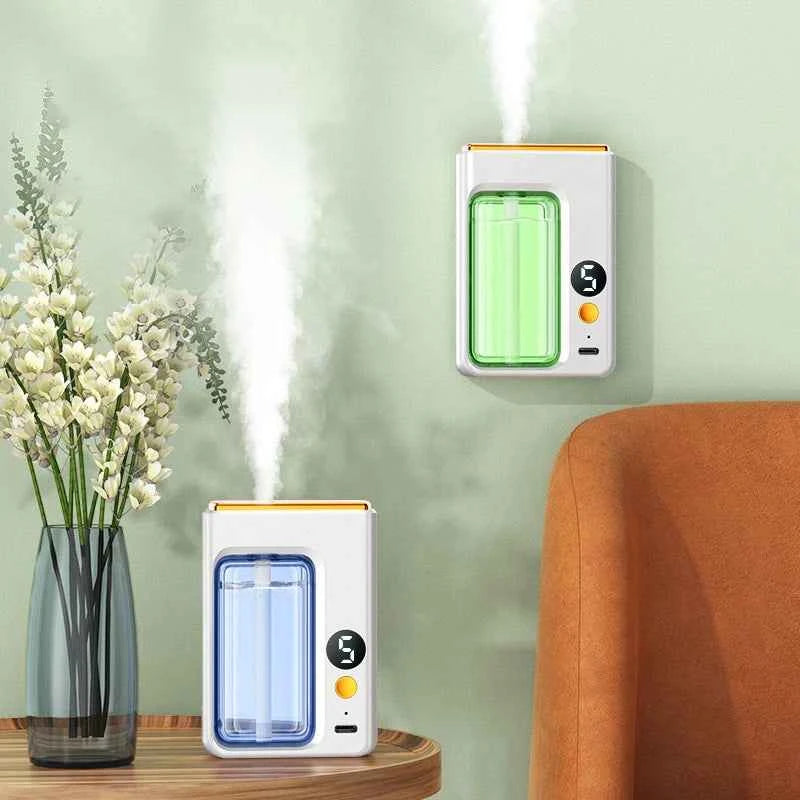Automatic Diffuser Aromatherapy Car Perfume with Display Essential Oil Humidifier Bathroom Deodorization Air Freshener Jasmine