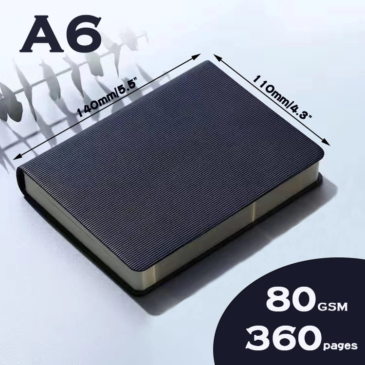 Notebooks A6 360P Lined/Blank Page Diary Planner Journal Notepad Stationery For Office School Supplies Bullet Sketch Agenda 2025