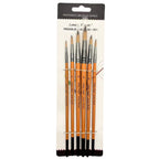6pcs Artist Paint Brushes Set Artist Paintbrushes For Acrylic Oil Watercolor Acrylic Painting For Body Face Rock Canvas
