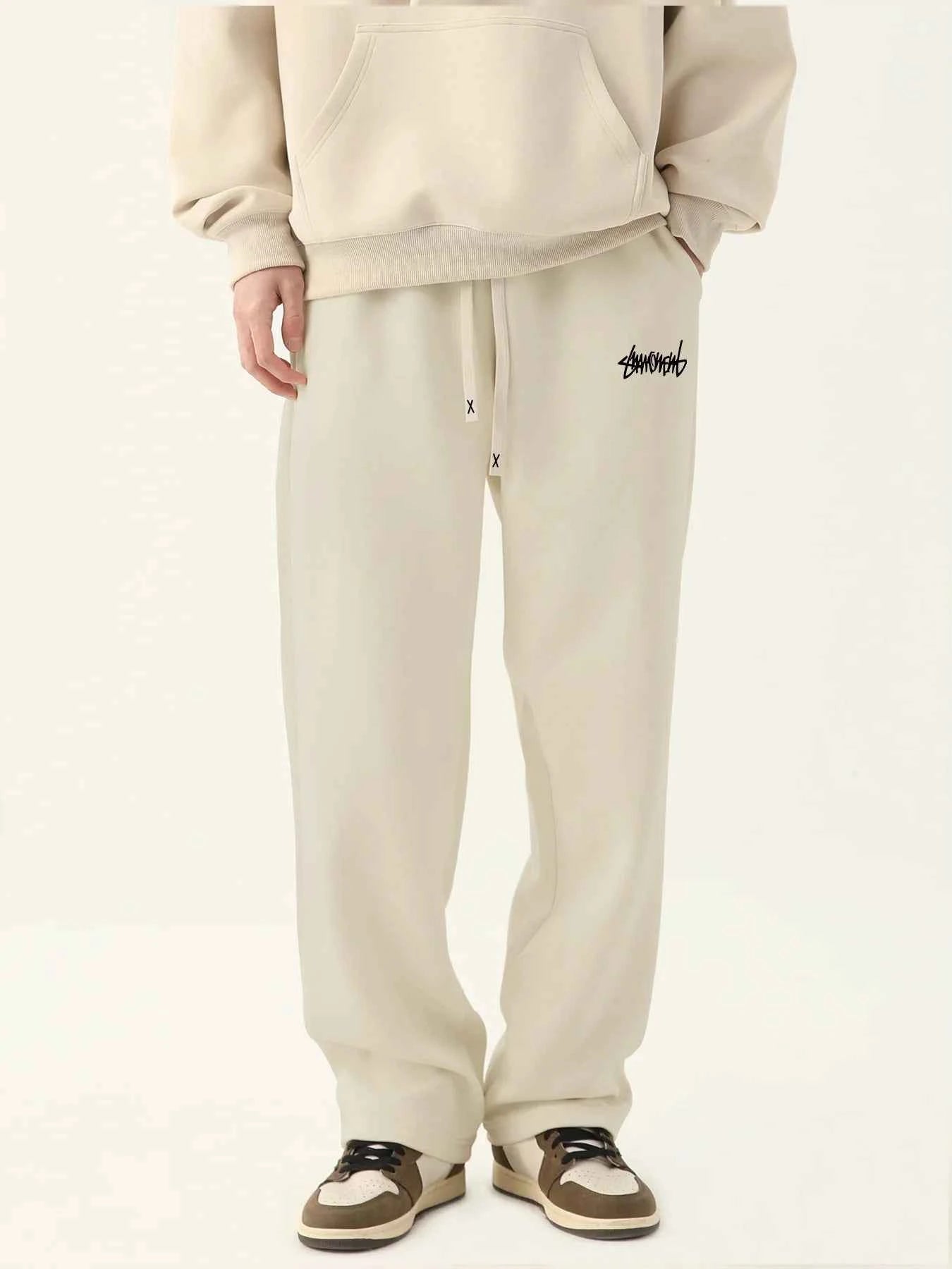 Men's jogging pants baggy pants neutral breathable baggy outdoor pants fashion design jogging pants 2024 new sweatpants
