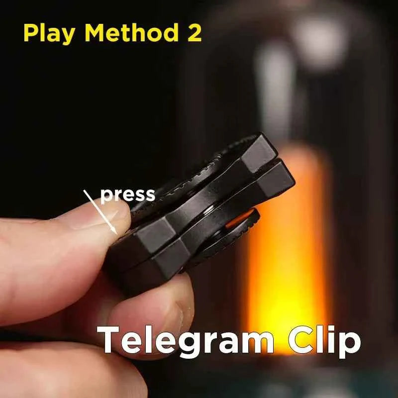 3-in-1 Skeleton Fidget Spinner Metal EDC Stress Relief Toy
