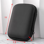 Portable Mini 3C Hard Shell Digital Gadgets Storage Bag Artificial Leather Earphone Charger Case Data Cable U Disk Organizer