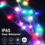 Smart LED String Bluetooth APP Control RGBIC Fairy Lights Waterproof USB Music Dream Color Light Party Room Decoration