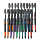 10/20 Pcs Family pack toothbrush, Bamboo Charcoal Soft fur Toothbrush, Travel Carry，Color random