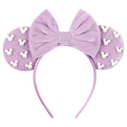 New Trendy Mouse Ears Headband 3.3"Velvet For Girls Soft Bow Hairband Halloween Festival Party Trip DIY Hair Accessories Gifts