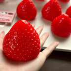 1Pc Squishy Big Strawberry Squeeze Toy Soft Pinch Fruit Pop Fidget Toys Party Entertainment Games Halloween Christmas Gift