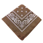 1/2/3/5PCs Unisex men women bandana hairband cowboy mens biker sports headwear wrist hairwrap single head wrap scarf