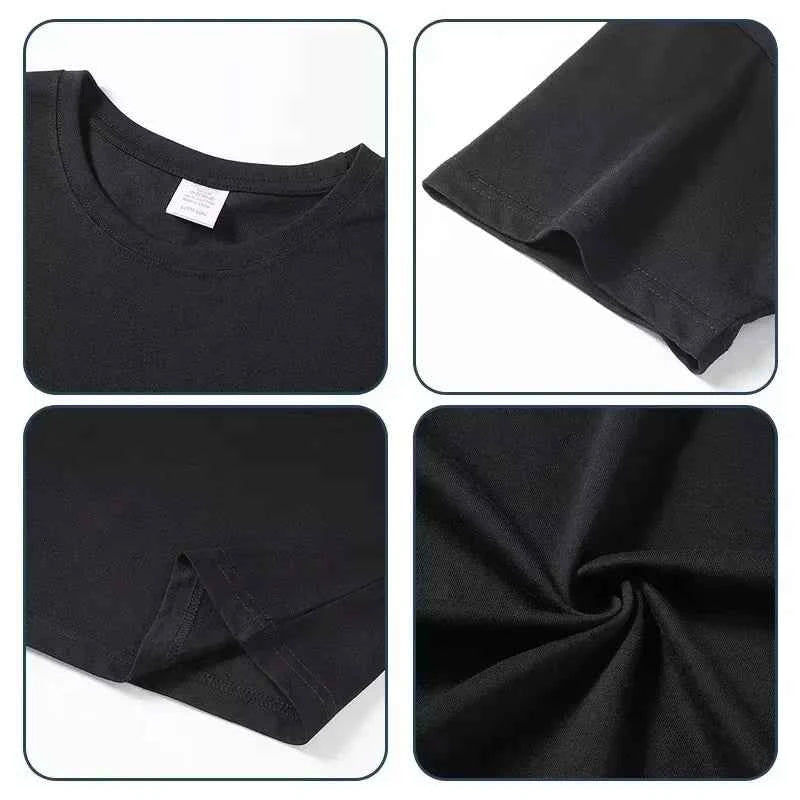 2025 Summer Rhinestone Funny Pattern Daily T-Shirts Men and Women Simple Color Block Versatile Gothic Short-Sleeves Loose Tees