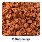 100Pcs DIY Bricks Parts 3024 1x1 Plate Educational Tech Construction Assmble Compatible Block Parts Toys for Child Kids