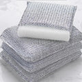 4pcs, Kitchen Dishwashing Sponge, Does Not Hurt Pot Brush Pot Artifact, Household Scratch-free Cleaning Sponge Wipe