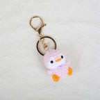 Mini Penguin Crochet Keychain Cute Animal Bag Charm
