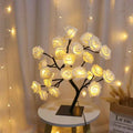 36LED/108LED Table Lamp, Rose Light String, Tree Night Lights, USB Powered Lighting, for Girls Lover Party Camping Summer  Decor