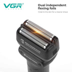 VGR Shaver Professional Beard Trimmer Electric Shaver Waterproof Razor 9000 RPM Shaving Machine Portable Shaver for Men V-368