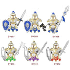 Medieval Knight Building Block Figures Fantasy Warrior Army Set