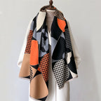 Cashmere Scarf for Women Thick Warm Winter Blanket Brand Female Luxury Quality Shawl Wrap Bufanda 2024 Poncho Echarpe Pashmina
