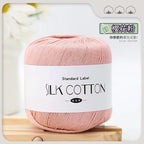50g/PC Silk Lace Cotton Milk Crochet Yarn Baby Hand-Knitted Warm Soft Knitting Thread for Hand Knitting Supplies Cross Stitch