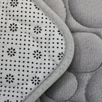3-Piece Solid Color Bathroom Mat Set – Water-Absorbing & Non-Slip