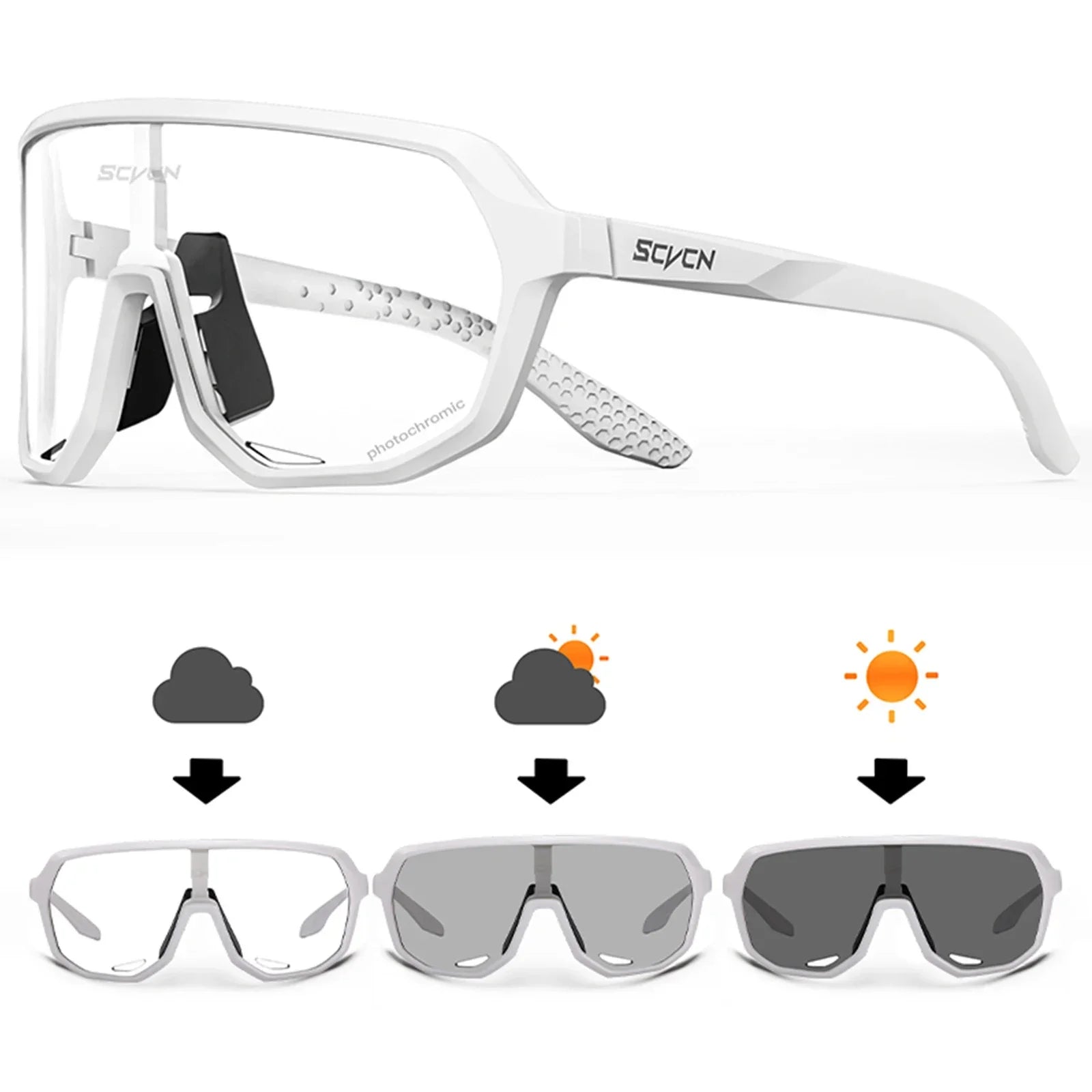 SCVCN UV400 Sports Cycling Sunglasses for Men & Women