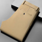 29-42 Men's Summer Pants Thin Straight Stretch Casual Pants with No Trace No Ironing Fabric Silky and Cool Feeling