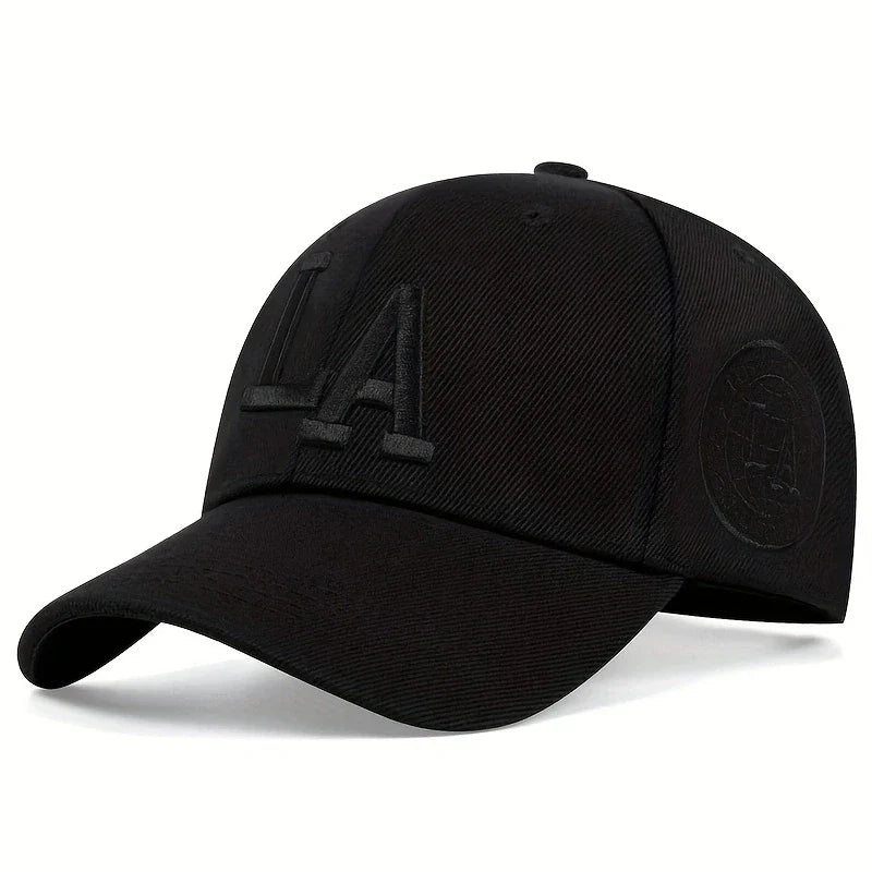 Unisex LA Embroidery Snapback Baseball Cap for Casual Outdoor Style