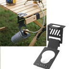New Outdoor Canister Hanging Hook Metal Butane Gas Tank Hanger Clip Portable Tank Hanger Hook Camping Accessories Outdoor Tool