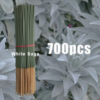 20/50 White Sage Incense Sticks, 8.66inch , Suitable for Yoga and Meditation, Purifies the Mind and Eliminates Negative Energy