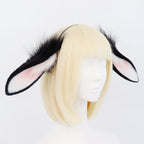 Animal Rabbit Ears Headband Faux Fur Bunny Headwear Plush Hairband Party Cosplay Costume Accessories