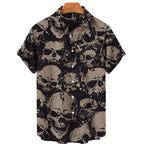 Men's Designer Hawaii Shirts Short Sleeve Collar Top Fashion Streetwear 3d Printed XS-5XL Hiphop Casual Vintage Clothing