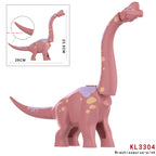 Jurassic Raptor Building Blocks Mini Dinosaur Construction Toy Set