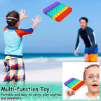Silicone Rubber Anti Anxiety Stress Relief Push Pop Bubble Rainbow Pumpkin Ghost Fidget Toys Squeeze The Toy for Kids Adults