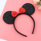 Knot Accessories Minnie Hairbands Favors Mom Lovely Ears Kids Mickey Headbands Hair Boys Party Sequin Baby Birthday Bows Girls
