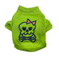 Halloween Pet Clothing – Funny Pumpkin Skull Tee