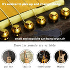6 Pcs Brass Guitar Bridge Pins Guitar Bridge Strings With Guitar Bridge Pin Puller Nail Pins Guitar Parts Replacement