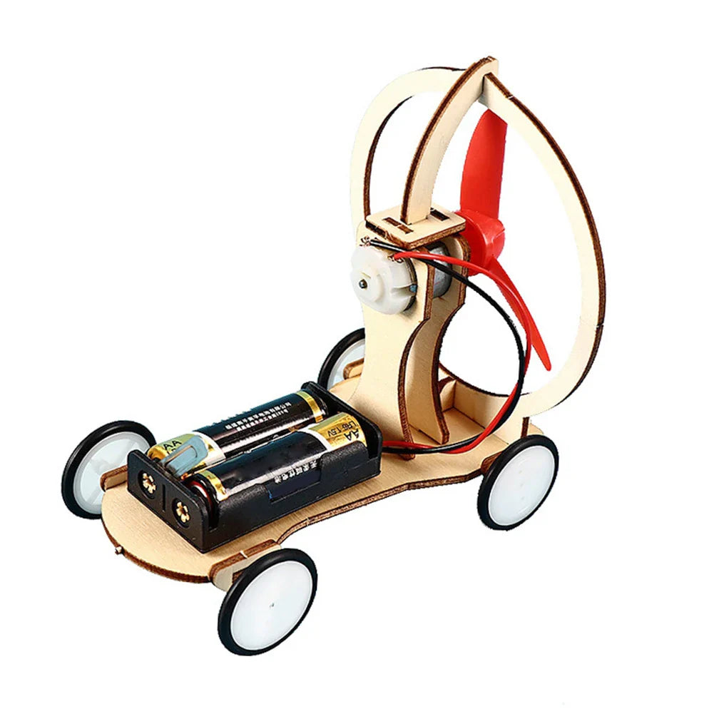 DIY STEM Science 3D Wooden Car & Boat Assembly Kit for Kids
