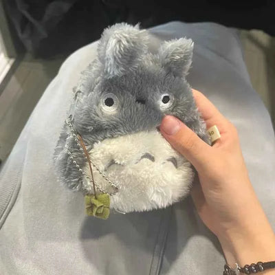 12cm Cartoon Totoro Plush Coin Purse Kawaii Japanese Toy Totoros Doll Cute Movie Character Children Birthday Gift