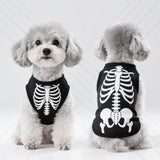 Halloween Dog Vest – Breathable Quick-Dry Skeletal Costume