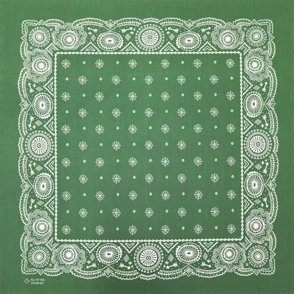 Navy Blue Cashew Hip Hop Cotton Square Bandana Scarf Riding Headband Paisley Gifts For Men Unisex