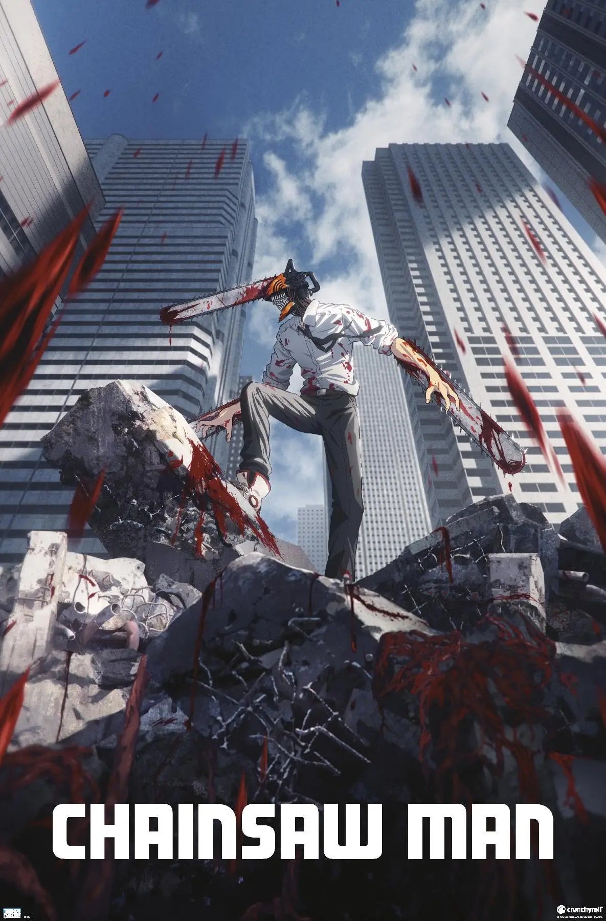 Chainsaw Man Poster Print For Bedroom Living Room Home Decor Japanese Anime Manga Denji Wall Art Cartoon Canvas Painting