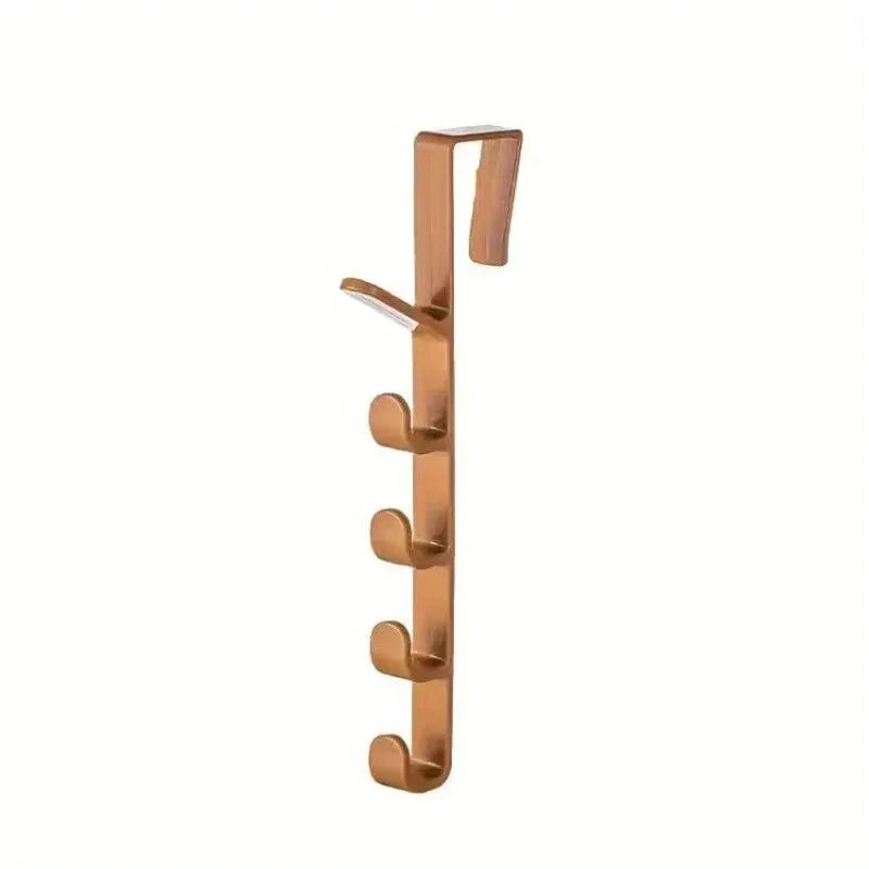 Over the Door Clothes Hanging Rack – Plastic Door Storage Organizer