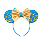 Mouse Ears Headband Cartoon Sequin Bows Headband Birthday Party Christmas Halloween Princess Cosplay Costume For Women Adult
