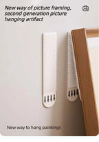 Heavy Duty Non Perforated Hanging Picture Strip - Easy to Use Non Trace Frame Adhesive Buckle Accessories Wall Hooks