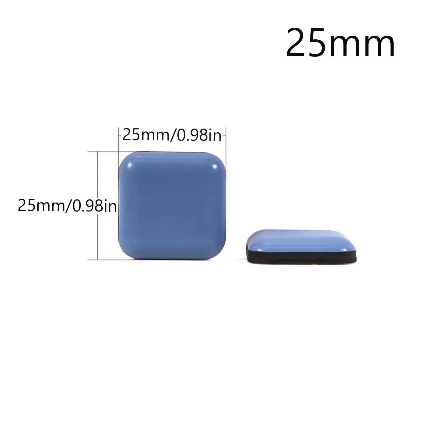 4~32pcs Furniture Leg Slider Pads Anti Scratch Easy Move Heavy Furniture Thickened Moving Pad Anti-abrasion Floor Protector Mat