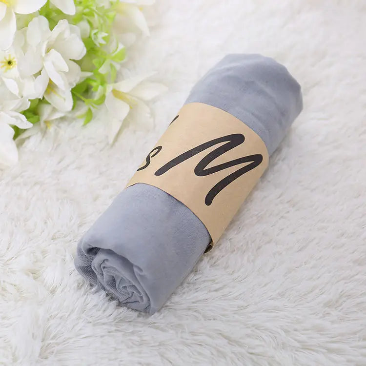 Fashion Korean Scarf Women Luxury Spring Winter Solid Color Hijabs For Woman Shawls Wraps Pashmina Bandana Scarves Wedding Gift