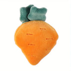 Plush Cat Toys Interactive Kicker Teeth Grinding Fruit Shaped Pet Toy for Kittens