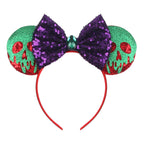 2026 Latest Halloween Cobweb Ears Headband Women Festival DIY Mouse Hairband Kids Party Villains Cosplay DIY Hair Accessories