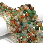 1String/Lot 4 6 8 10 12mm Natural Stone Round Tiger Eye Crystal Turquoises Spacer Beads For DIY Crafts Ornament Making Supplies